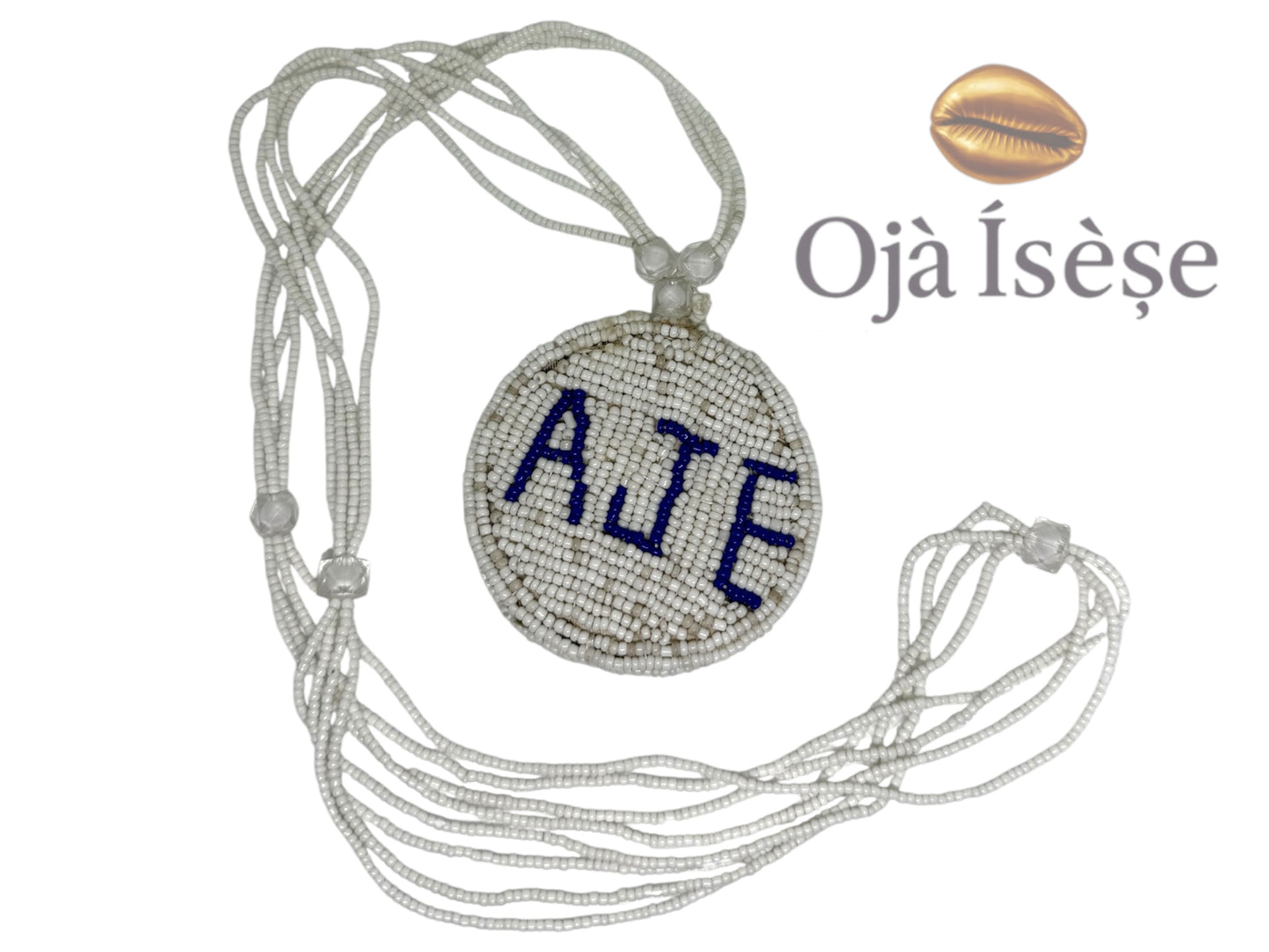 Ileke Ajé Necklace – Blessed Beaded Necklace for Wealth & Yoruba Devotion