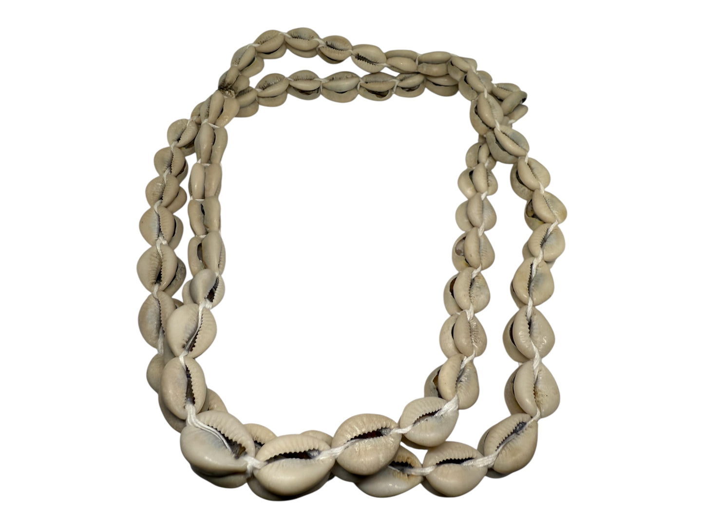 Ajé / Irókò – Handmade Double Cowrie Shell Necklace for Ìṣẹ̀ṣe Devotees